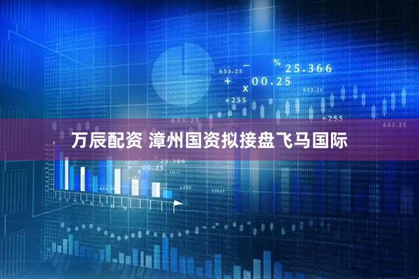 万辰配资 漳州国资拟接盘飞马国际