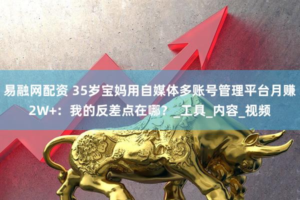 易融网配资 35岁宝妈用自媒体多账号管理平台月赚2W+：我的反差点在哪？_工具_内容_视频