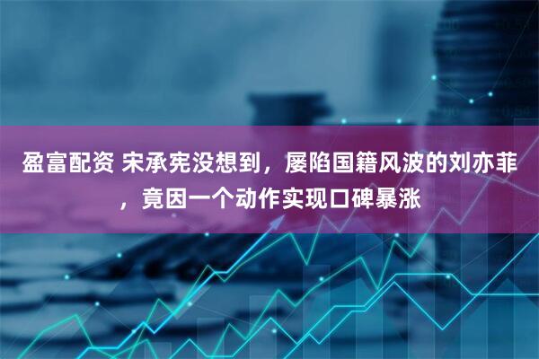 盈富配资 宋承宪没想到，屡陷国籍风波的刘亦菲，竟因一个动作实现口碑暴涨